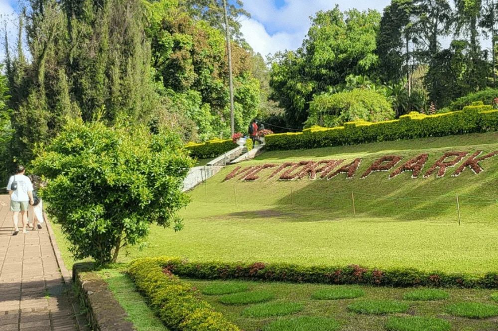 Stroll through Victoria Park